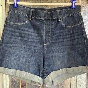 Women's Judy Blue pull-on jean shorts, size 2XL